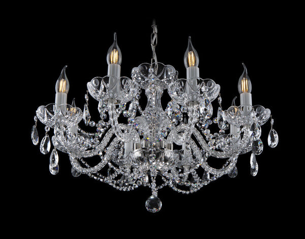Crystal glass chandelier ceiling light ceiling lamp classic gold