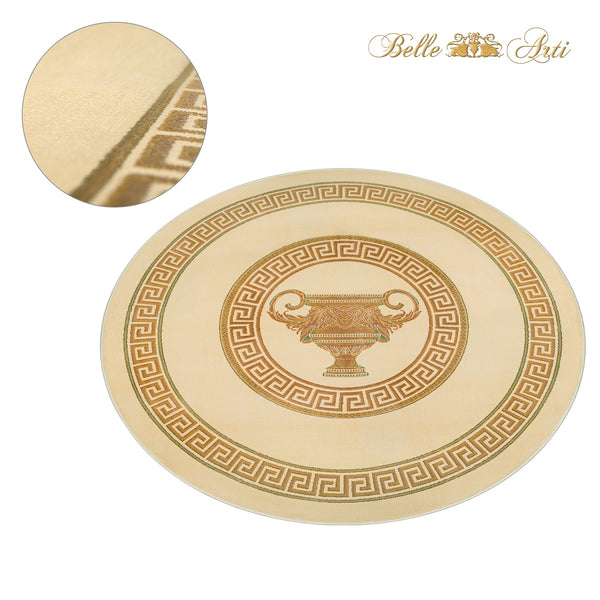 Килим Кръгъл Amphora Beige 