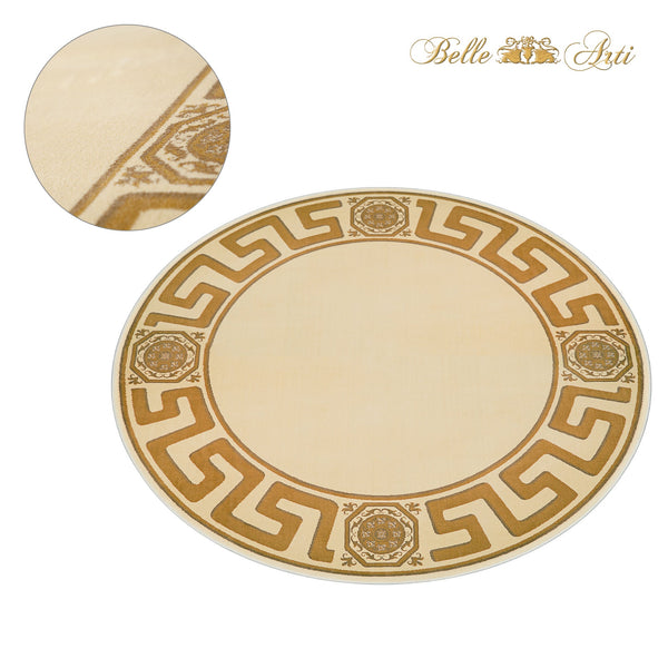 Килим Round Meander Beige 