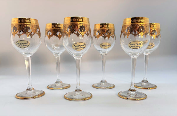 Exclusive Torcello Floral Liqueur Glasses
