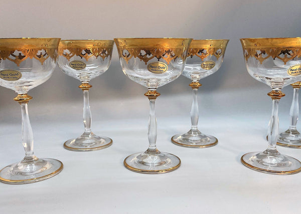 Exclusive Torcello Floral Champagne Glasses