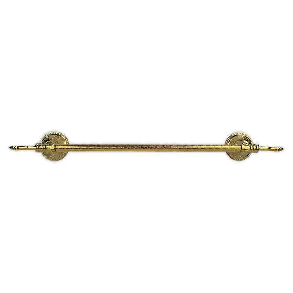 Luxury towel rail made of brass Esclusivo - rustproof & gold polished - wall mounting - 58 cm